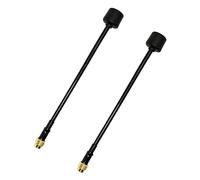 2PCS 5.8GHz FPV Antenna, 2.5db LHCP SMA Male Replacement Antenna
