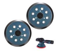 2PCS 5 Inch 8 Hole Replacement Sander Base, Orbital Sander Backing Pad for Makita BO5030 BO5030K BO5031 BO5031K BO8041 BO5041 BO5010 BO5011 BO5012 DeWalt 151281-08 Round Hook &Loop Orbital Pad
