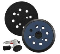 2pcs 5 Inch 8 Hole Replacement Sander Pad Round Hook and Loop Backing Pads | 125mm Orbital Sander Backing Pads Hook & Loop Rubber Sander, for Makita M9204 BO5030 BO5031 BO5010 BO5011 BO5012 DBO180RMJ