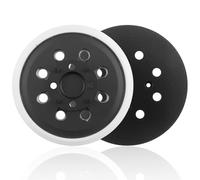 2pcs 5 Inch 8 Hole Sander Pads for Bosch PEX 300 PEX 400/4000 AE, 125mm Replacement Orbit Sanding Pads, Round Hook and Loop Backing Pad for Buffing Random Orbital Sander, High Speed Polishing