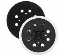 2PCS 5 Inch Orbital Sander Backing Pad,8 Hole Hook and Loop Replacement Sander Pad,PU Sanding Disc Base for Bosch GEX 125-1 AE PEX 220 PEX 220 A AE Skil 7402/7490, Orbital Sanders Wood Metal Polishing