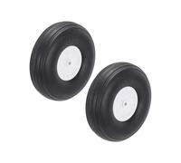 2Pcs 5" RC Airplane Wheels - Sponge Tires for DIY Model Planes and Helicopters