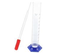 2Pcs 500ml Glass Measuring Cylinder Dropper Set Laboratory Chemistry Equipment