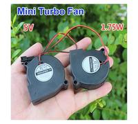 2PCS 5015 silent DC 3.7V 5V 6V 1.8W turbine fan 5CM long life brushless cooling fan EKFBQBGW