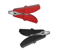 2Pcs 50A Sheathed Alligators Clamps Experiment Spring Clamp Leads Electrical Clips Electrical Tool Parts Electric Clips Alligators Clamp for Car Auto Vehicle