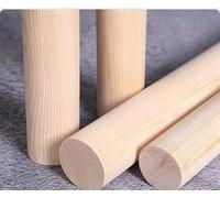2PCS 50CM Hardwood Dowel Rods - Unfinished Round Wooden Sticks for DIY Crafts, Home Projects, and More(2cm)