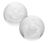 2pcs 50mm Crystal Dragon Phoenix Hand Massage Balls