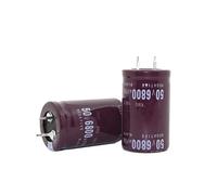 2pcs 50v 6800uf Electrolytic Capacitor Radial 6800UF 50V 25x40mm AMNzOgOdL