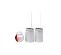 2PCS 50V Series Conductive Polymer Aluminum Solid Electrolytic Capacitors 100uf220uf330uf470uf560uf680uf1000uf1500uf4700uf(50V220UF 10X13MM)