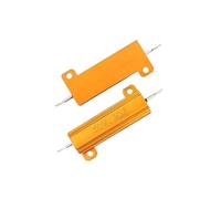 2PCs 50W Watt 7 Ohm 50W 7R Aluminum Housing Wirewound Resistor Fixed Resistors