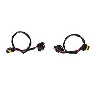 2pcs 5202/H16 Male To 9005 PVC Female Wire Harness Connector Universal Adapter for Headlight Fog Lamp 12V-24V