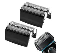 2pcs 52B Series 5 Replacement Head Blades Foil Cassette Head Compatible with Braun Series 5, 52B Shaver Electric Razor Head Part Foil & Cutter Blades Compatible with Braun 5018S, 5020CS, 5050CS, 5031S