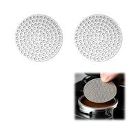 2pcs 53mm Coffee Puck Screen, Espresso Puck Screen for 53mm Portafilter, Reusable Stainless Steel Coffee Filter 0.8mm Thick