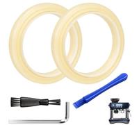 2PCS 54mm Coffee Machine Brew Group Head Seal Gasket, Seal Replacement Kit with Replacement Tools, Silicone Steam Ring Compatible with Breville/Sage Espresso Machines 878/870/860/880/810/840/500