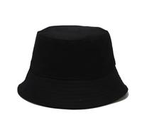 2pcs 56cm 58cm 60cm 62cm 64cm Plus Size Hat Big Head Man Hat Sunshade Bucket Hat Male Large Size Fisherman Hats(Black,56cm)