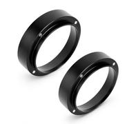 2PCS 58mm Dosing Funnel, Magnetic Dosing Funnel for 58mm Portafilter Funnel Powder Dosing Rings, Aluminum Coffee Dosing Ring Coffee Funnel Compatible with All 58 mm Espresso