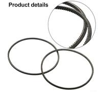 2PCS 5M387 Lathe Drive Belt for WM210V Mini Lathe - Polyurethane Power Transmission Belt, Elastic Shock-Absorbing, Cold Resistant, High Ten