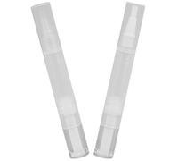 2pcs 5ml Empty Nail Oil Pen with Brush Tip for Precise Filling | Plastic Tube, Even Application for Serums and Polish, Portable Touch Ups, Manicure Care, Salon Use