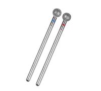 2pcs 5mm Round Shape Nails Drill Bits Nails Art Accessories For Professional And Manicure Polishing And Cuticle Care Nail Care