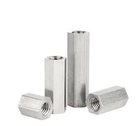 2pcs/ 5pcs/ 10pcs M2 M2.5 M3 M4 M5 M6 M8 M10 M12 304 Stainless Steel Hex Standoff Coupling Hex Nut(8mm,M8 (2pcs))