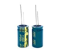 2pcs 5pcs 450v 100UF 450v100UF aluminum electrolytic capacitor size 18 * 30 20% MQXFCZUX(2pcs)