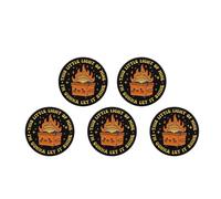 2Pcs/5Pcs Dumpster Fire Enamel Pins Response Team Alloy Badges for Jackets Hilarious Gifts for Coworkers Team Members, L, Alloy Steel, no gemstone