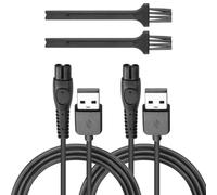 2Pcs 5V Replacement Charger Cable for Philips OneBlade Compatible with QP2734 QP2834 QP2724 S3145 S3241 MG7950 BT3233 QP1924 QP2824 MG7930 QP6652 S5884 X3053 MG5950 QP6552 X5004 QP4631 BG3017 S7887