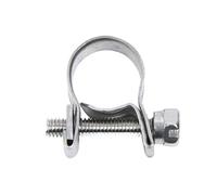 2Pcs 6-31mm 304 Stainless Steel Hose Hoop Pipe Clamp Clip Mini Fuel Line Hose Clip Diesel Petrol Pipe Clamp Adjust Range(18-20mm 2pcs)