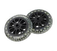 2pcs 6" Blow Molded Grill Caster Wheels Compatible with Various Grills