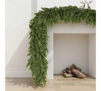 2PCS,6 FT Artificial Cedar Garlands, Real Touch Winter Cedar Pine Garland,Artificial Green Faux Cedar Pine or Fireplace Mantle Fireplace Indoor Outdoor Holiday Party Home Decoration (2, 6FT)