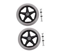 2pcs 6 Inch Caster Heavy Duty Chair Scooter Wheels Portable Wheelchair Chair Swivel Caster Wheelchair Rear Wheels Heavy Duty Wheel Front Wheels Wheel Replacement Wheel Cart