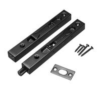 2Pcs 6 Inch Door Bolts -Concealed Security French Door Locks