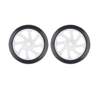 2PCS 6 Inch Heavy Duty Air Compressor Wheels ABS Rubber Universal Replacement Wheel Set for Portable Air Compressors Workshop Job Sites