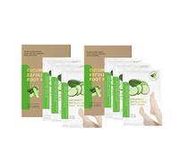 2PCS - 6 Pack Foot Peel Mask, Natural Exfoliating Foot Mask, Dermatologically Tested Foot Treatment, Removes Dead Skin & Repairs Heels, Hydrating Foot Care for Dry Cracked Feet