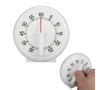 2PCS 60 Minutes Kitchen Timer, Round Shape Cooking Timer Ring Mechanical Timer Manual Loud Voice Timer for Kitchen Homework Exercise