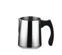 2pcs 600/900ml Stainless Steel Milk Frothing Handle Wax Cup Espresso Craft Latte Milk Cream Foam Cup Home Café(600ml)
