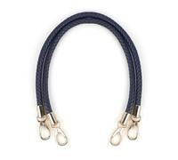 2pcs 60CM Leather Bag Handles DIY Replacement Bag Straps Detachable Shoulder Bags Handbag Handles Women Bag Accessories Parts (Color : Blue)