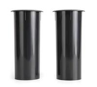 2PCS 60mm Open Hole Subwoofers Inverter Tube, Suitable for 6-10 Inches Speakers, Smooth Airflow, Bass Effect. Made of Sturdy Material, 150mm Total Length for Speaker