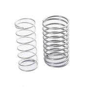 2Pcs 65Mn Wire Diameter 4.0mm Cylidrical Coil Compression Spring Return Compressed Springs Release Pressure Steel Coils(4.0mm/50mm,27mm)