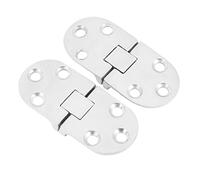 2PCS 66x30mm Heavy Duty Door Hinge, 316 Stainless Steel Marine Grade Hinge Mirror Polished Finish Marine Hatch Hinge for Boats, Yachts, Rv, And Cabinets