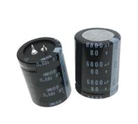 2PCS 6800UF 80V electrolytic capacitor 80V 6800UF 30X45 GU 105 degrees
