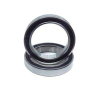 2pcs 6801 2RS Bearing 12x21x5 mm Deep Groove Ball Bearing 6801RS 12 * 21 * 5mm Bearing Bicycle Bottom Brackets & Axle Bearing(6805-2RS 25x37x7mm)