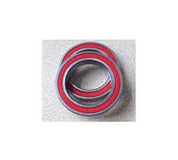 2PCS 6805N-2RS Stainless Steel Bearing 25x37x6mm ABEC-3 Bicycle BB Bracket Bottom 6805N RS Ceramic/Steel Balls Bearings)(Bearing Steel (Black Sealed))