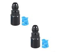 2Pcs 6AN Aluminum Fuel Line Quick Connect Fitting Compatible With 3/8 And 5/16 EFI Fuel System Requirements(B)