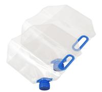 2pcs 6l Collapsible Water Tank Container, Foldable Plastic Water Bag | Design, Car-ready Storage, for Campers and Picnickers on Outdoor Fishing Trips
