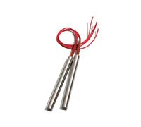 2PCS 6mm 80~150mm Cartridge Heaters 220V/380V Cylindrical SUS Tube 120W/150W/180W/230W Electric Heating Element (Size : 220V, Color : 201SUS 180W 6x120mm)
