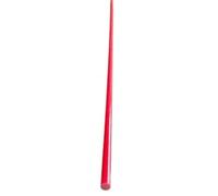 2pcs 6mm High Temperature Resistant Fiberglass Rods - Lightweight FPR Solid Round Bars, 500mm Length(Red)