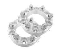 2PCS 6X139.7 Car Wheel Spacers Aluminum Alloy Hub Adapter Spacer For Mitsubishi For Pajero For Challenger(30mm-Silver)