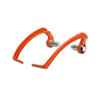 2PCS 7/8" 22mm 28mm Handguard Motorcycle ABS Guards Clutch Handlebar Protection Handle Bar Universal Accessories Compatible With Motorcycle Models(Orange)