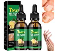 2PCS 7 Days Ginger Fungal Nail Treatment,Ginger Nail Treatment Nail Support Nail Care,Toe Nail Fungal Treatment,inger Nail Growth Serum,Anti Fungal Treatment Pain Reliever,Nail Repair Treatment
